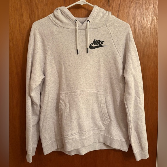 Nike Light Gray Pullover Hoodie - Picture 1 of 5